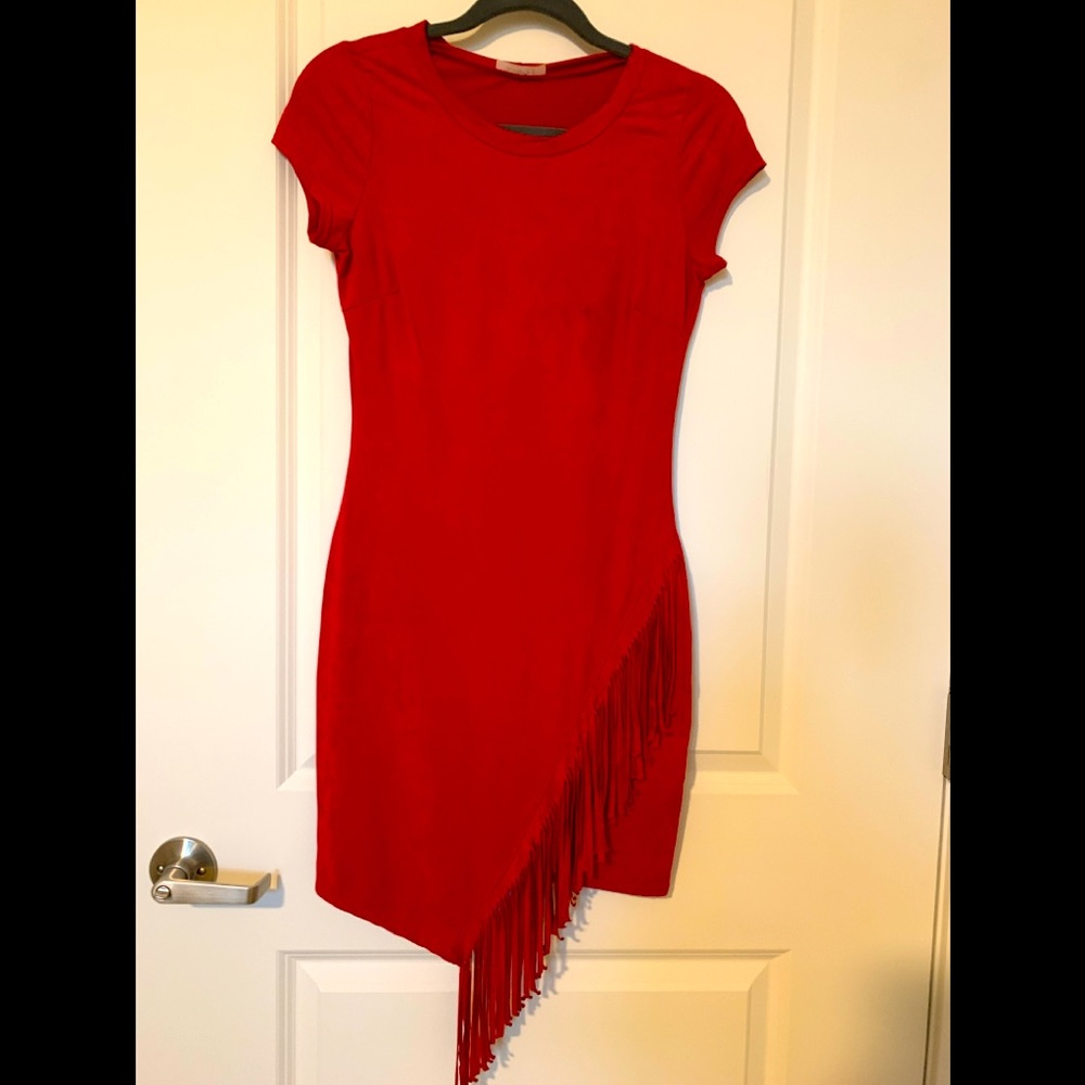 Red dress